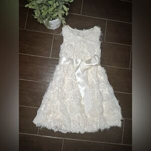 Bonnie Jean Ivory Possey dress sz 6